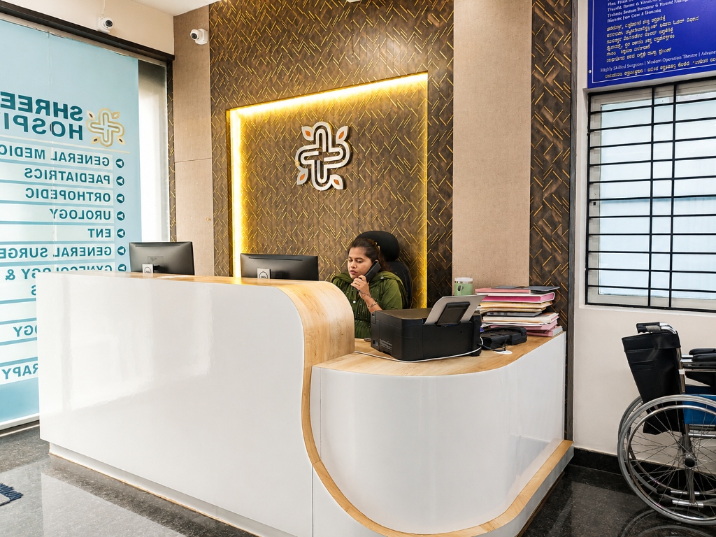 Shree Sai Hospital Main Reception Desk